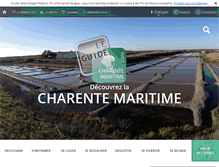 Tablet Screenshot of guide-charente-maritime.com